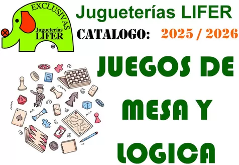Catálogo Jugueterías Lifer | Juegos de mesa y logica | 2025-09-09T00:00:00.000Z - 2026-12-31T00:00:00.000Z