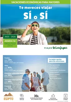 Catálogo Viajes El Corte Inglés en Lasao | Mayores | 2025-09-19T00:00:00.000Z - 2026-12-31T00:00:00.000Z