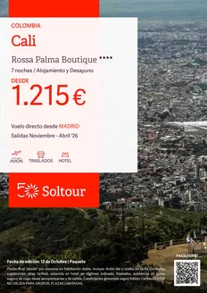 Catálogo Soltour en Lasao | Cali - Rossa Palma Boutique | 2025-10-13T00:00:00.000Z - 2026-04-30T00:00:00.000Z