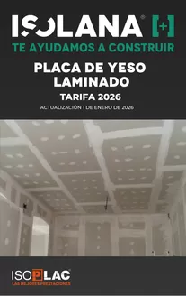 Catálogo Isolana | Placa De Yeso Laminado – Tarifa Isolana | 2026-01-05T00:00:00.000Z - 2026-12-31T00:00:00.000Z