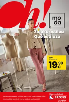 Catálogo Eroski en Leioa | Moda Primavera - Verano 2026 | 2026-03-26T00:00:00.000Z - 2026-04-29T00:00:00.000Z