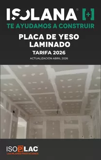 Catálogo Isolana | Placa De Yeso Laminado | 2026-04-01T00:00:00.000Z - 2026-12-31T00:00:00.000Z