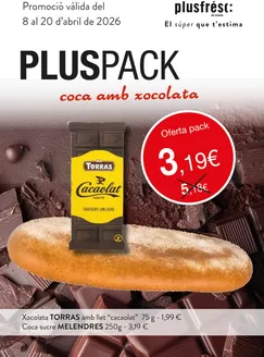 Catálogo Plusfresc | Pluspack Coca Amb Xocolata | 2026-04-08T00:00:00.000Z - 2026-04-20T00:00:00.000Z