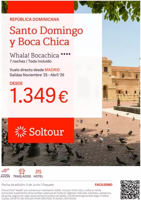 Catálogo Soltour en Lasao | Santo Domingo y Boca Chica - Whala! Bocachica | 2025-11-25T00:00:00.000Z - 2026-04-26T00:00:00.000Z